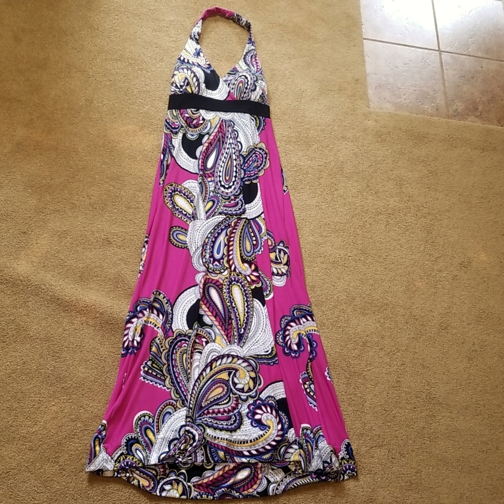 Long halter dress